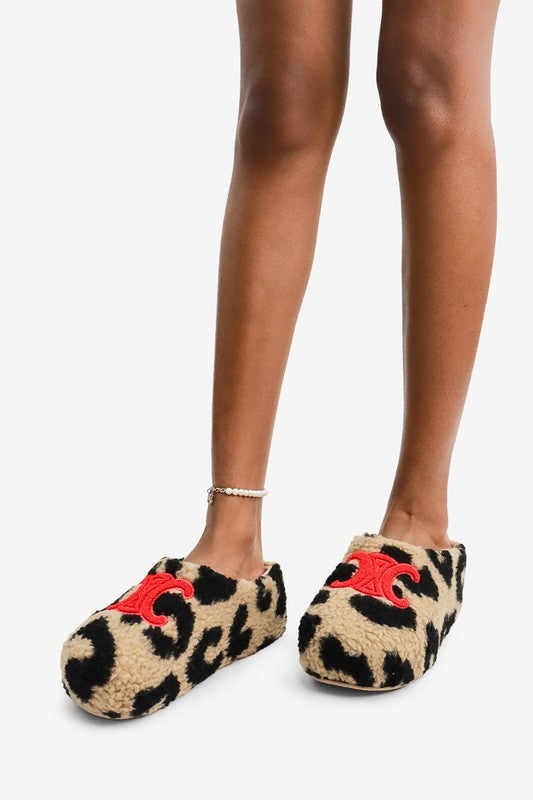 Celly Leopard Slippers