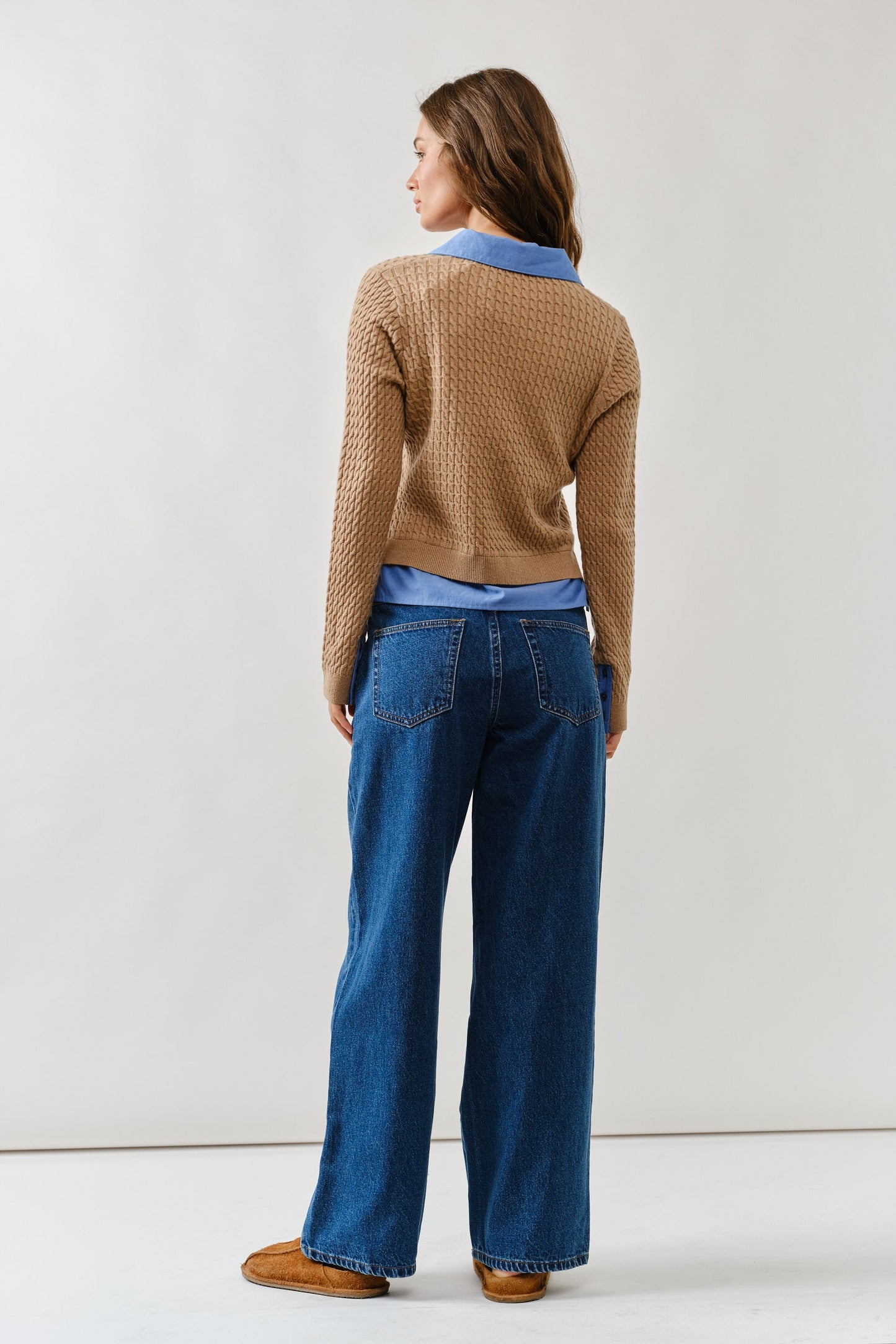 Cable Mixed Media Cardi