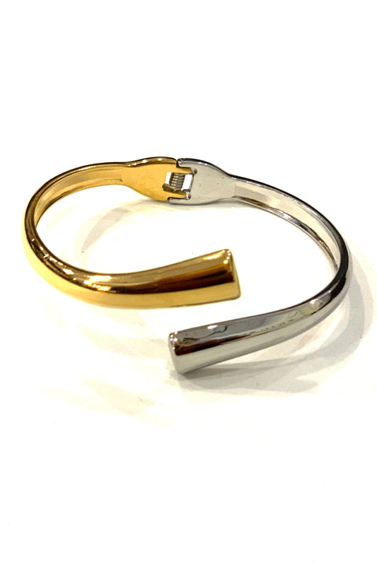 Two Tone Cuff Bracelet