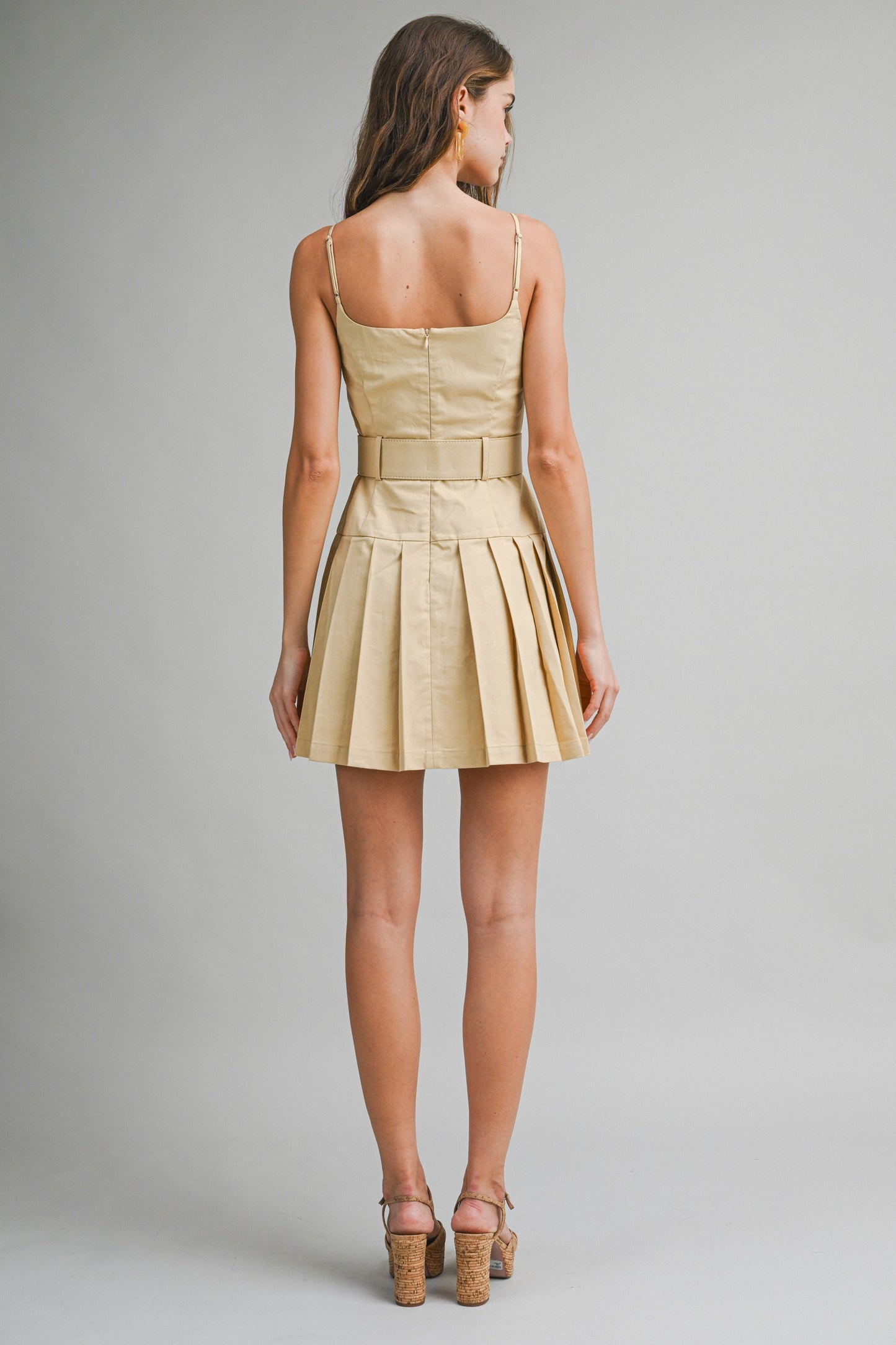 Desert Dune Pleated Mini
