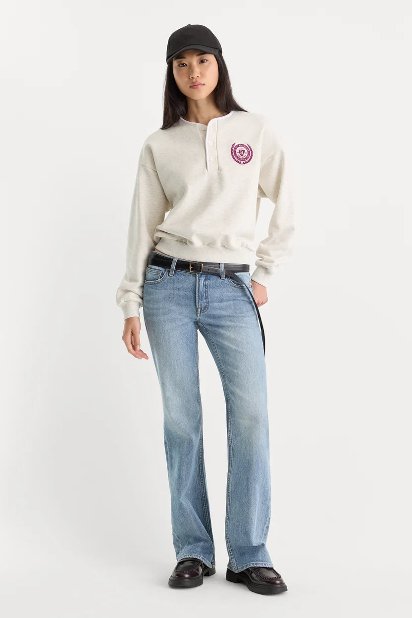 The Brushed Fleece Henley
