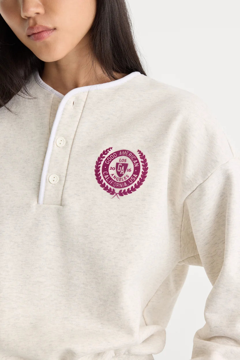 The Brushed Fleece Henley