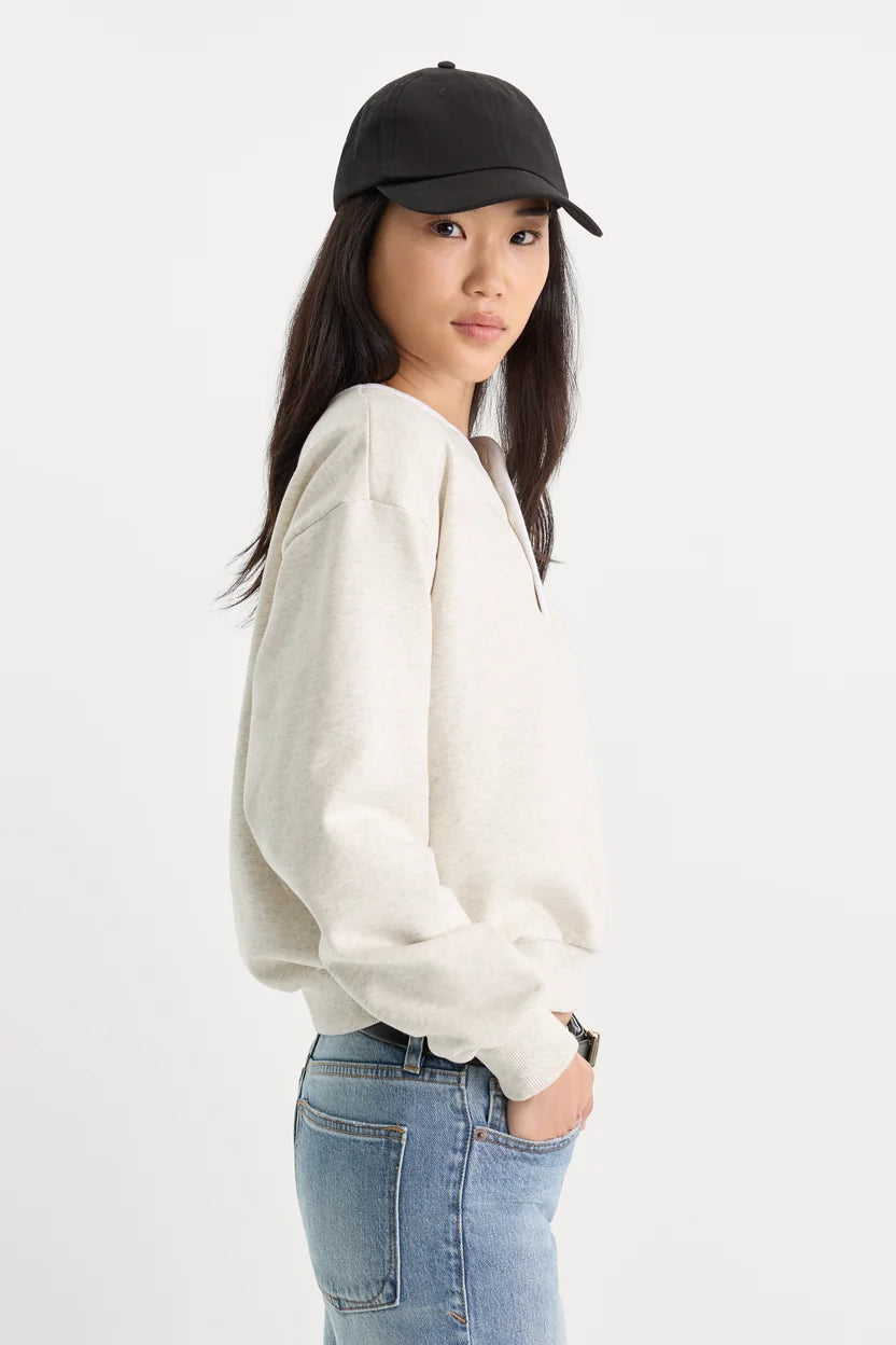 The Brushed Fleece Henley