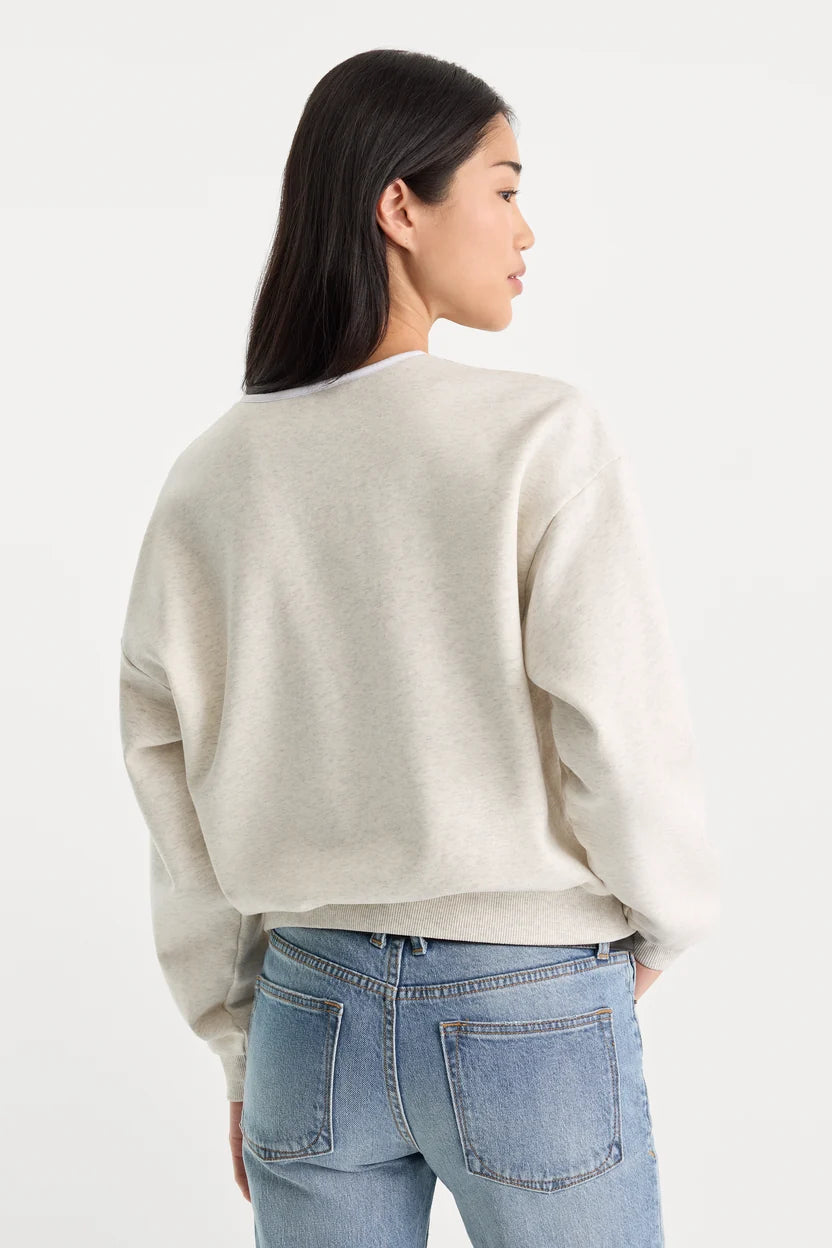 The Brushed Fleece Henley