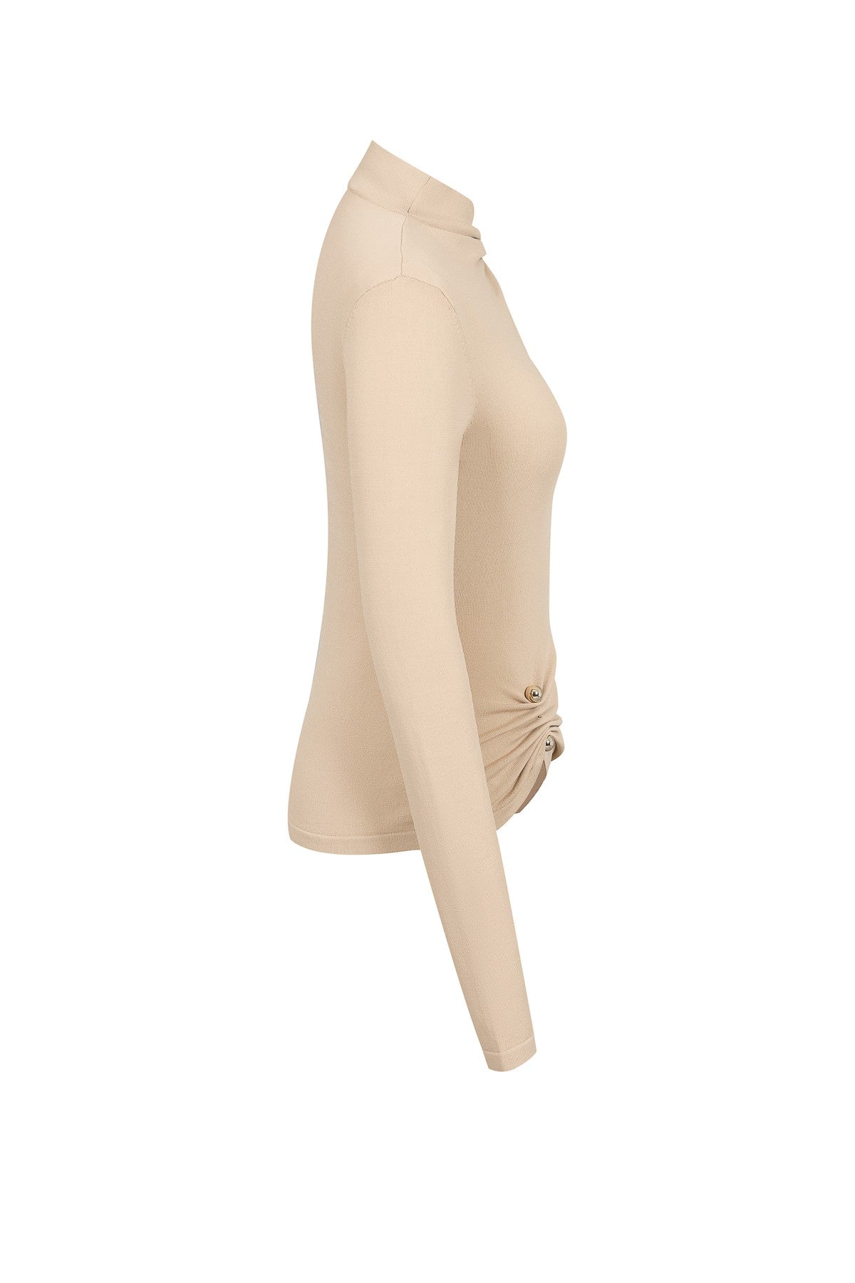 Pin Up Asymmetric Gold Top