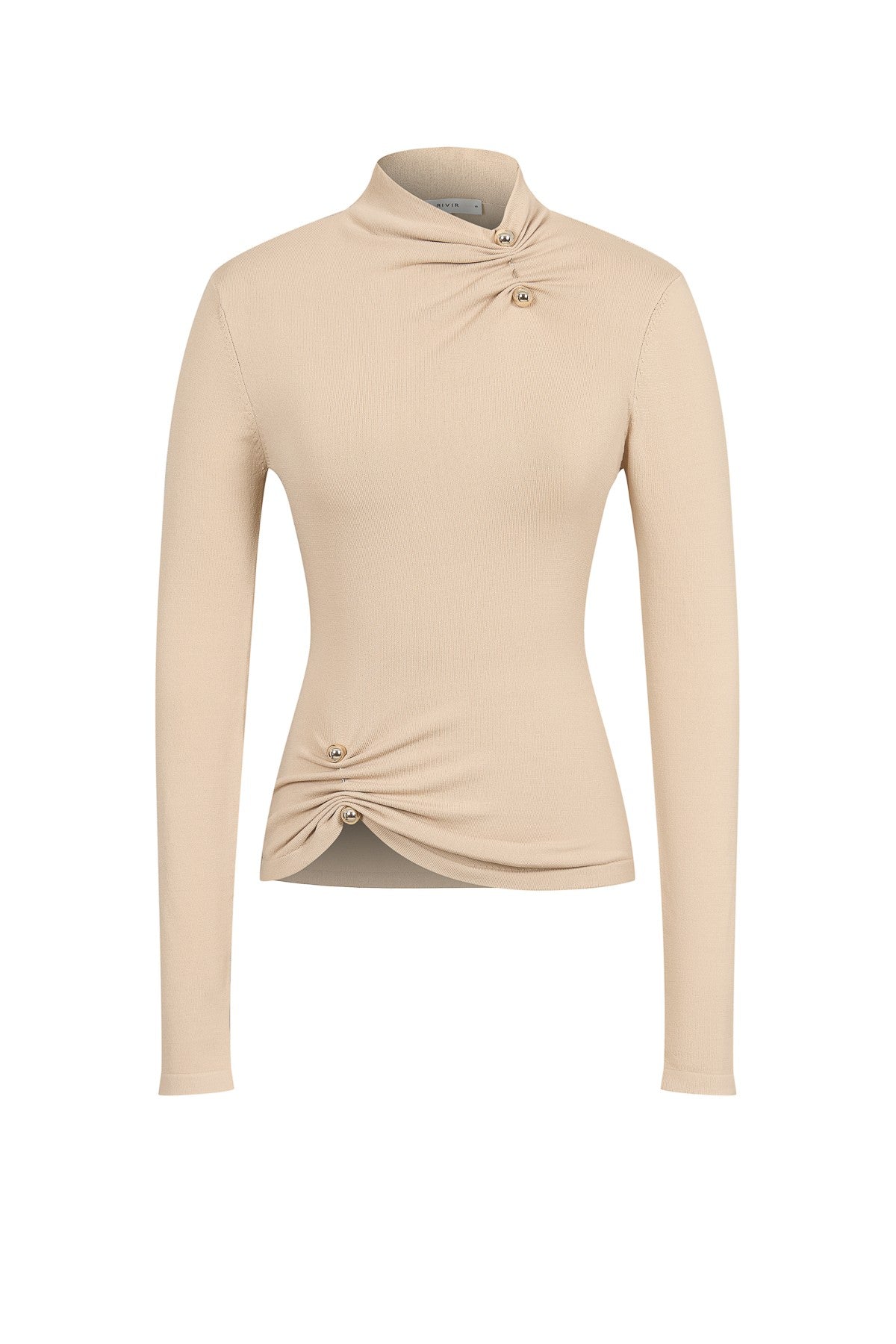Pin Up Asymmetric Gold Top
