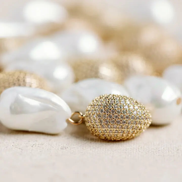 Vintage Glam Pearl Drop