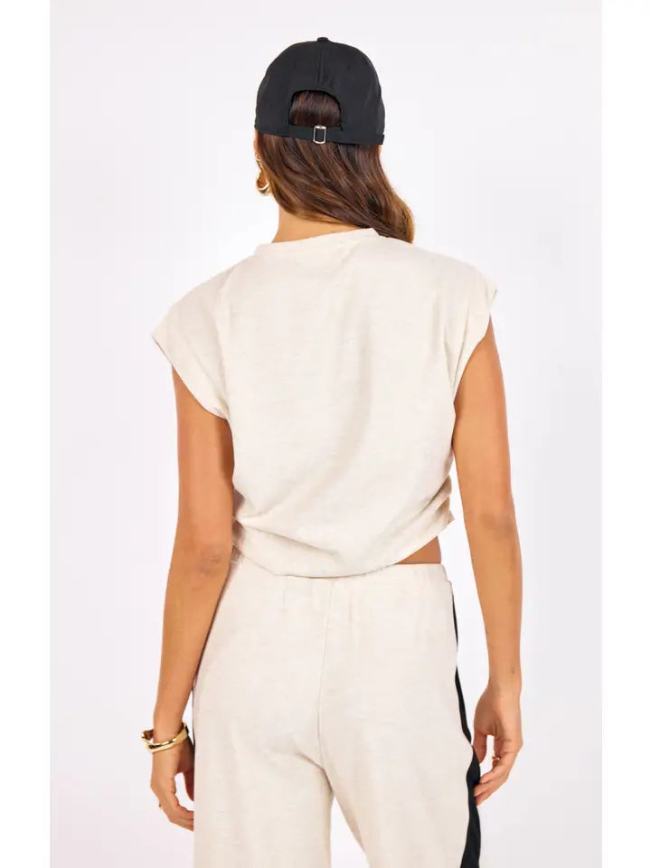 Metro Ruched Knit Top