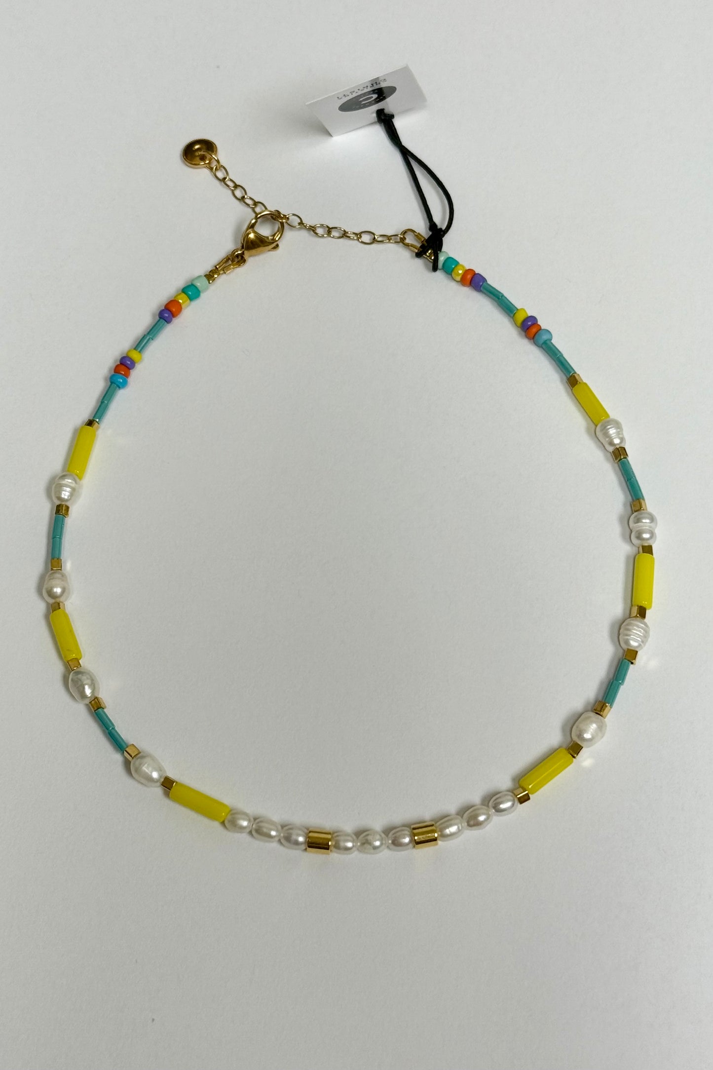 Sunny Pearl Beaded Necklace