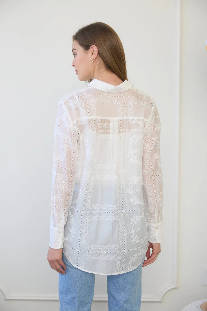 Mack Embroidered Blouse