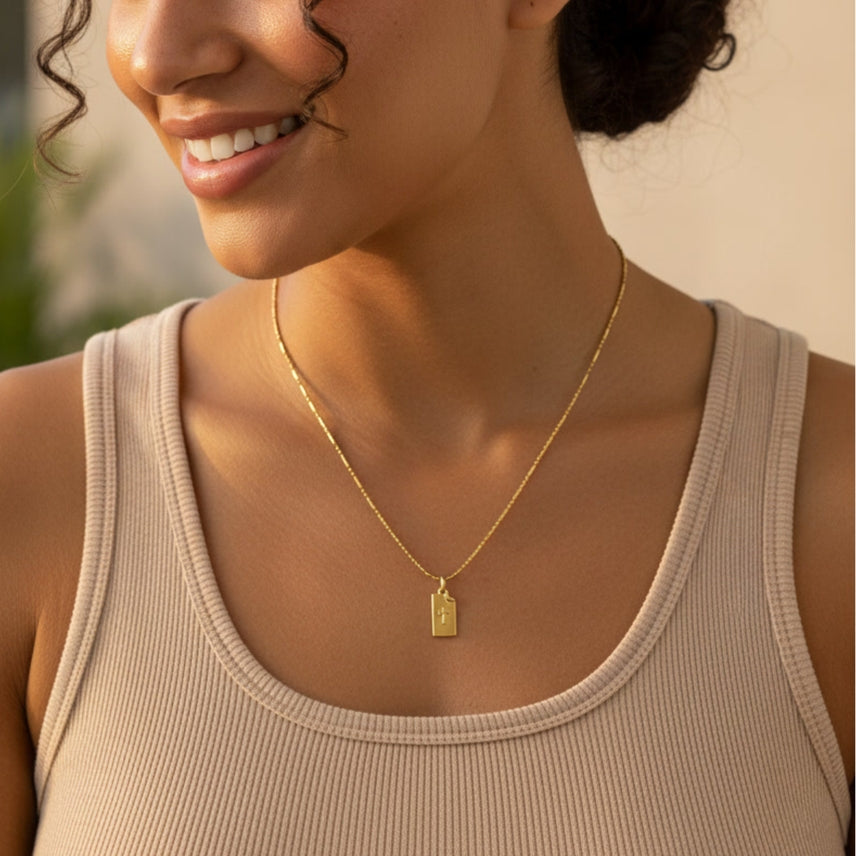 Story Cross Necklace