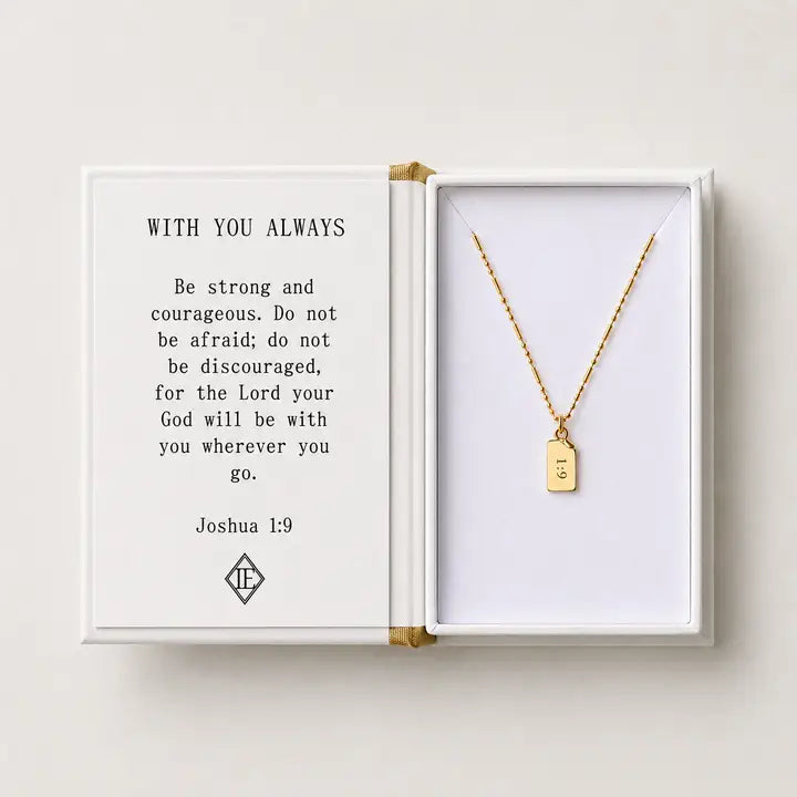 Joshua 1:9 Necklace