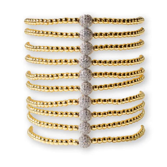 Uno Mixed Metal Bracelet