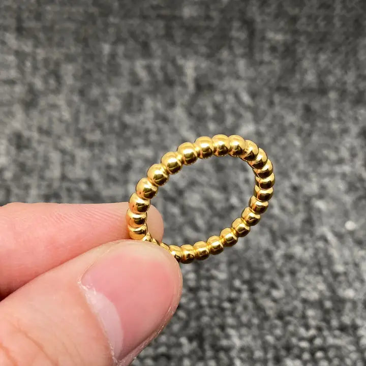 Stack Dainty Ball Ring