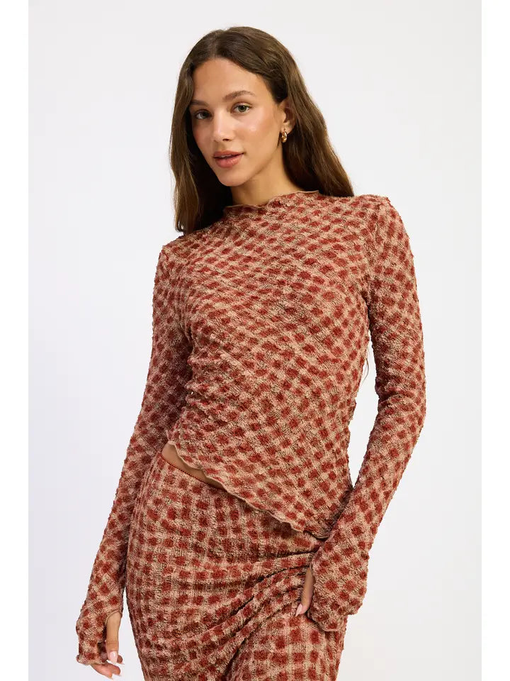Brix Asymmetrical Smock Top