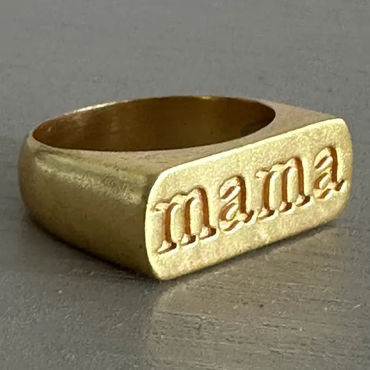Mama Signet Ring