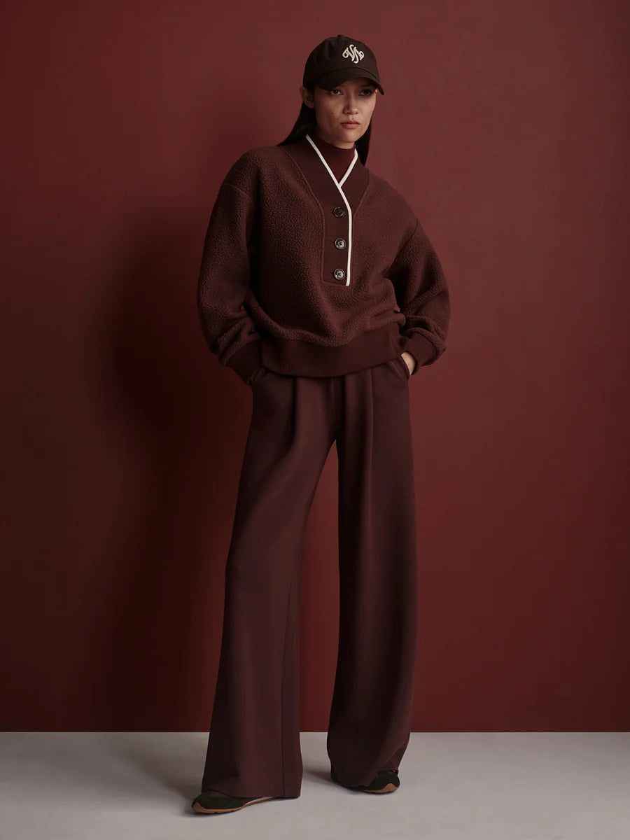 Brenna Button Fleece