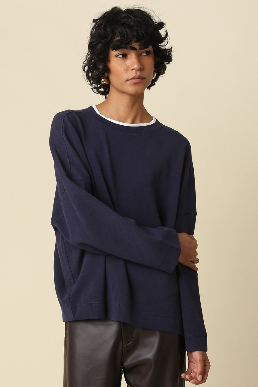 Jamie Contrast Knit Tee