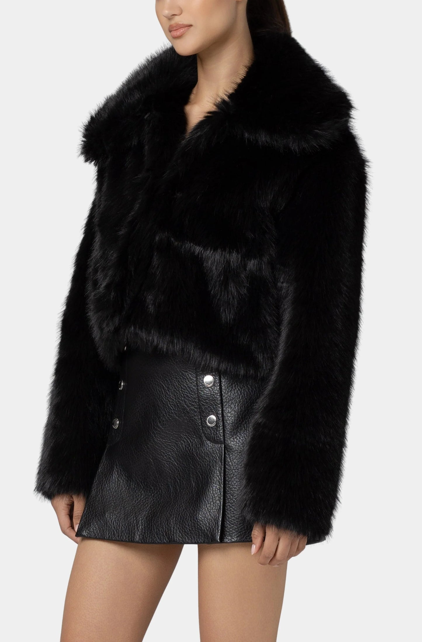 Make It Rain Faux Fur Jacket