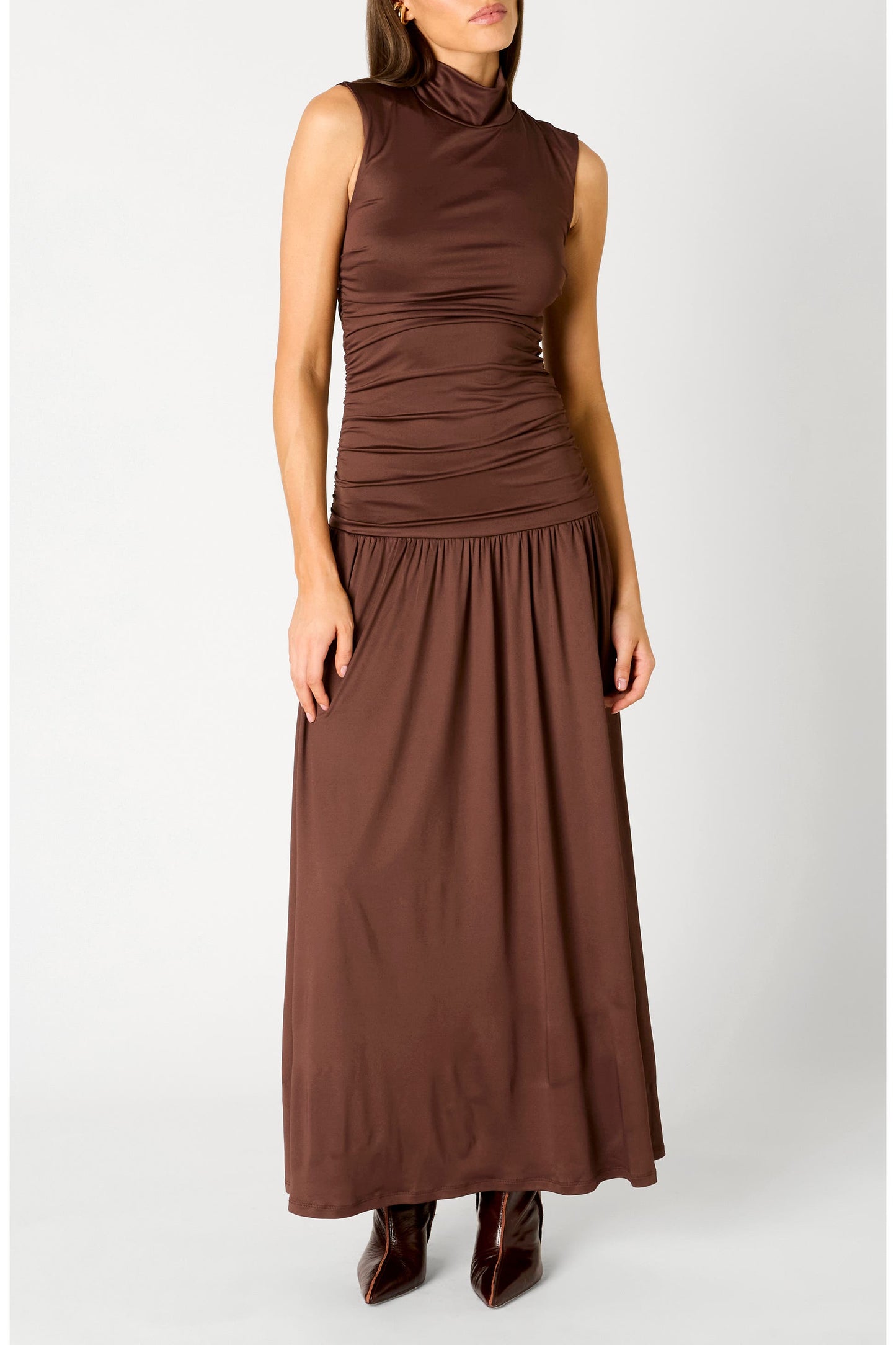 Lark Ruched Maxi Dress