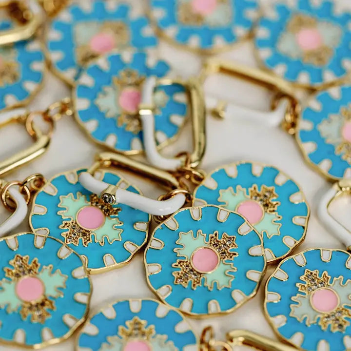 Capri Tile Charm Earrings