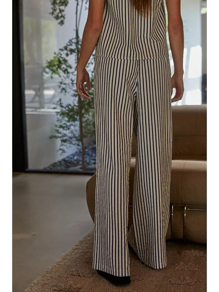 Striped Wide Leg Pants