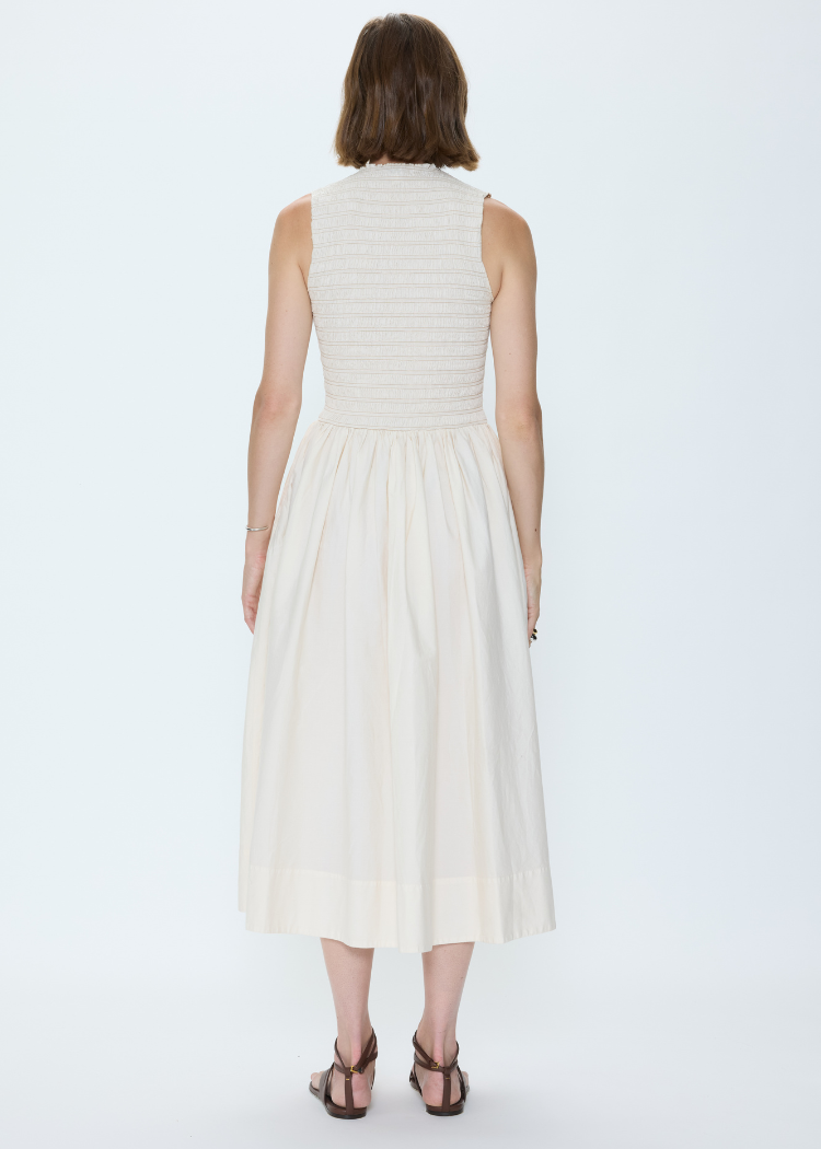Gladys Smocked Midi Dress