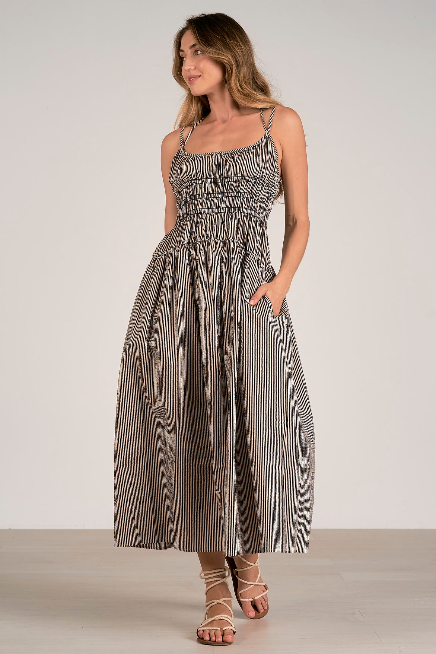 Stripe Maxi Dress