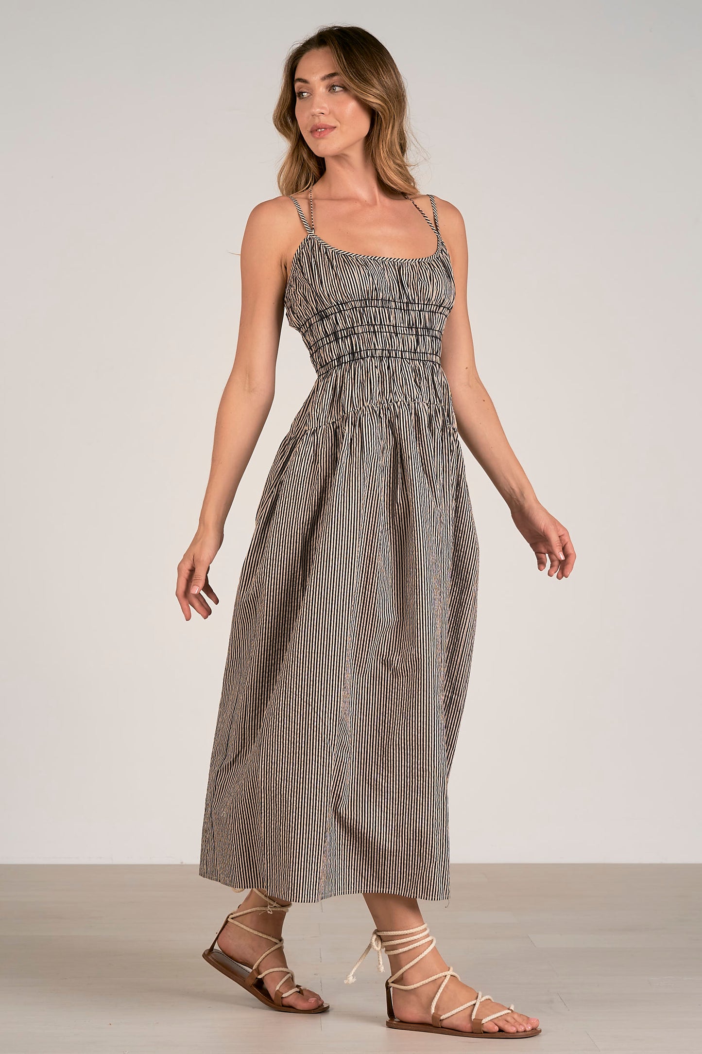 Stripe Maxi Dress