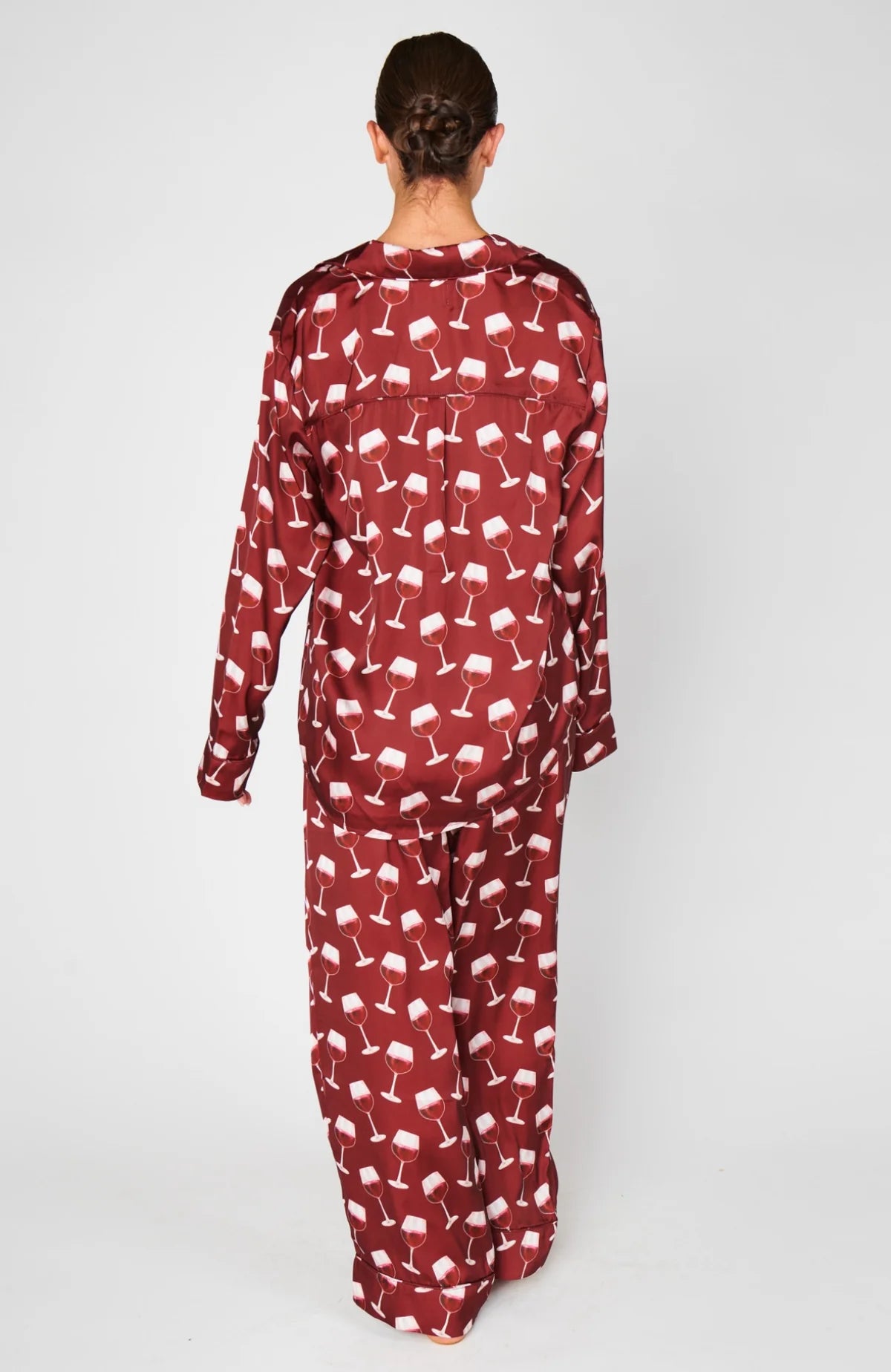 Red Wine Classic PJ Set