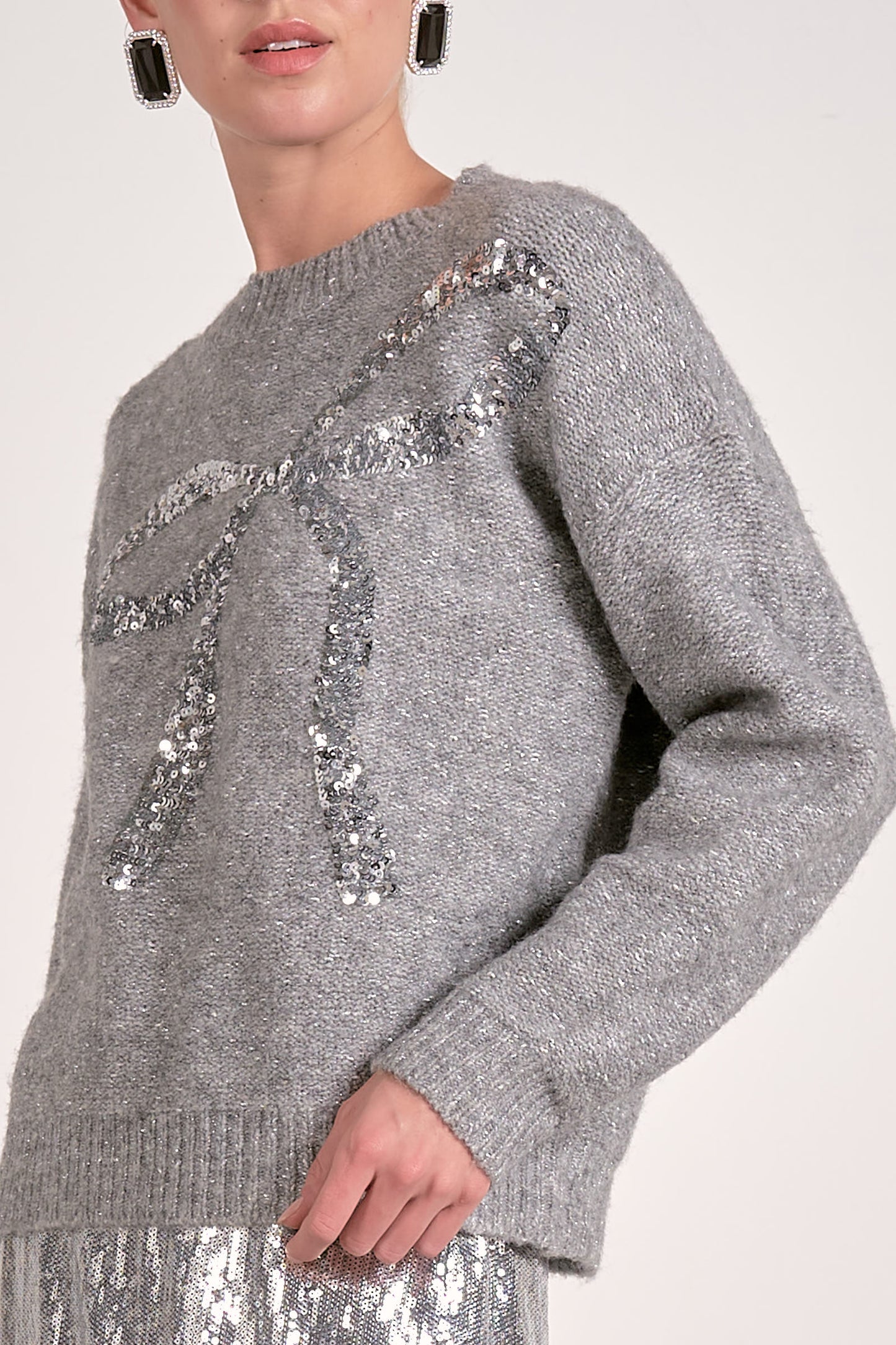 Shine Bright Bow Sweater