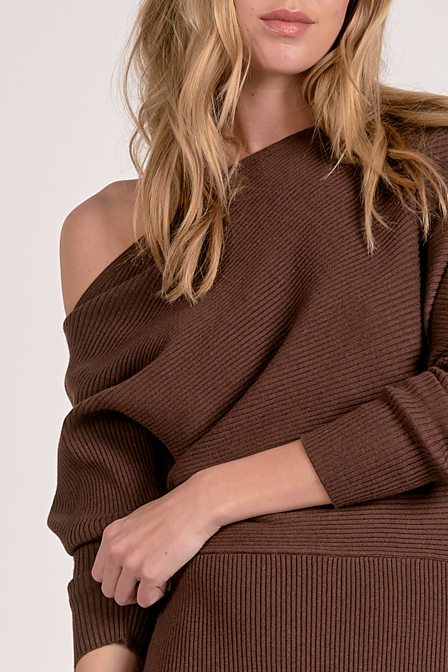 Shoulder Shrug Midi Dress