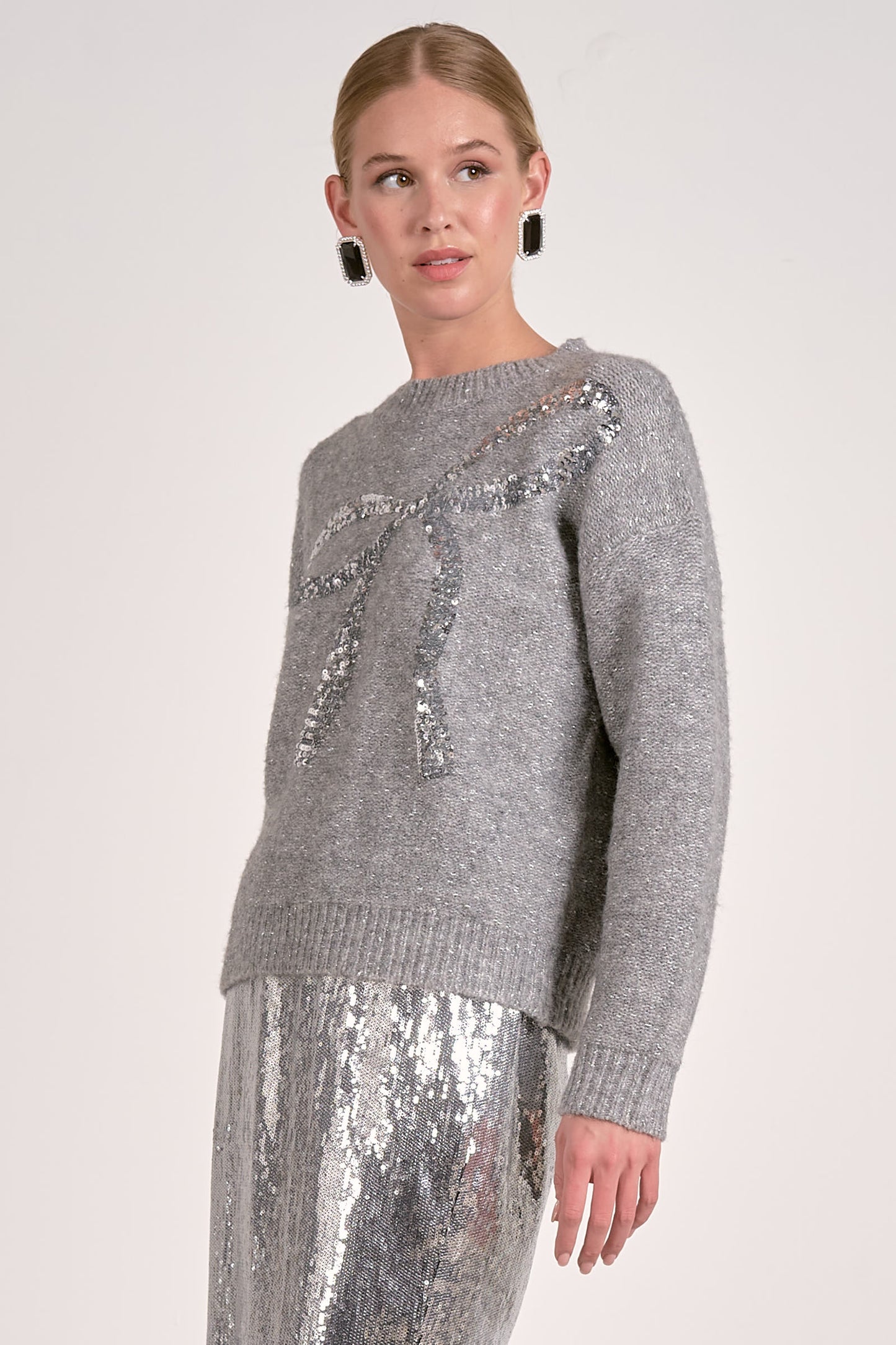 Shine Bright Bow Sweater