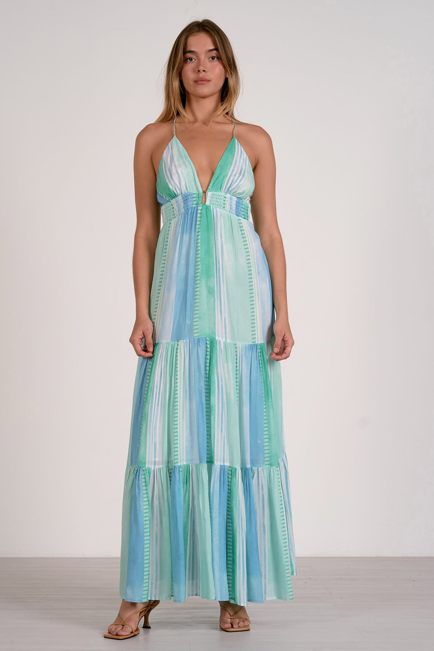 Blue Strovia Maxi Dress