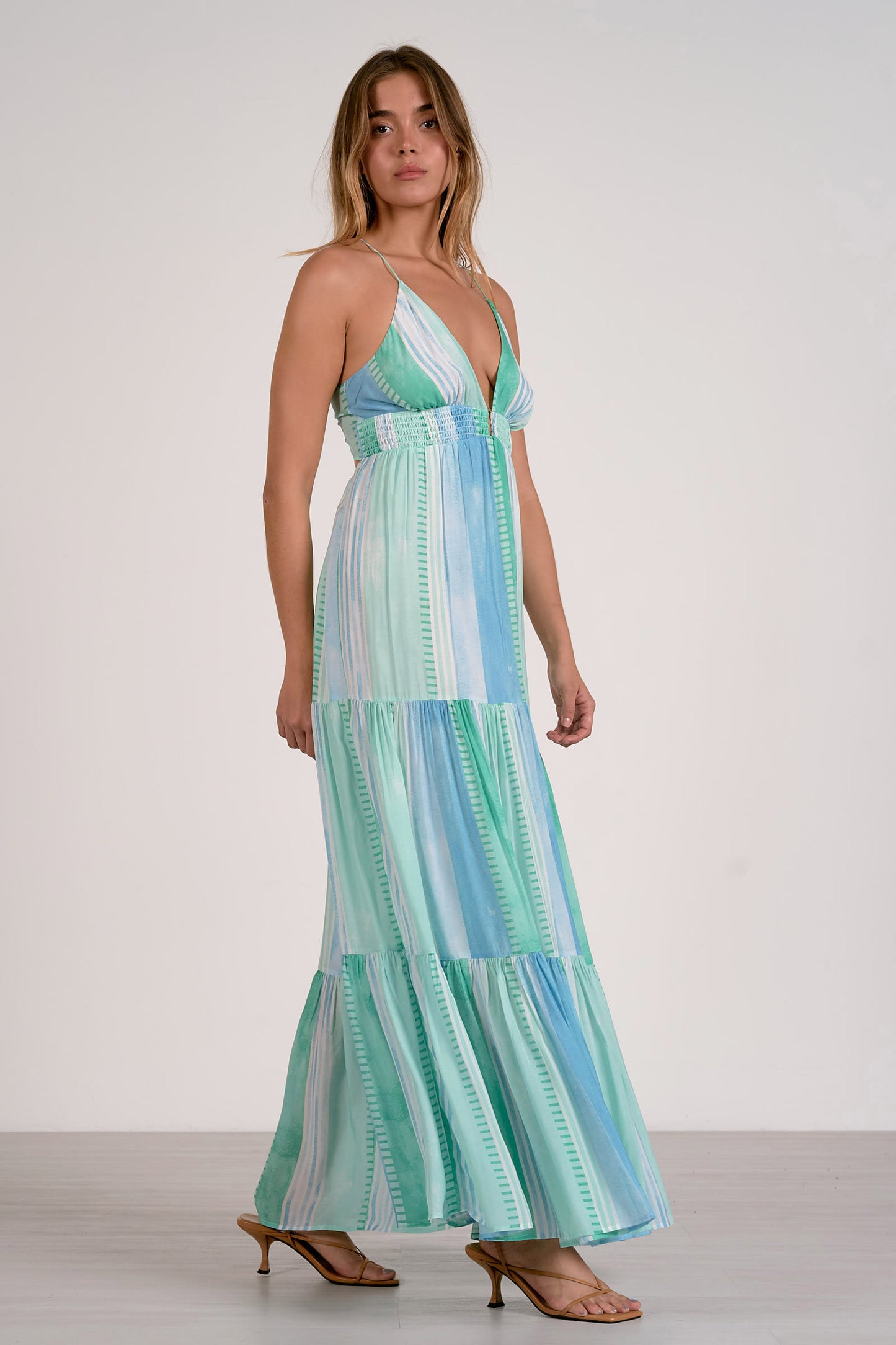 Blue Strovia Maxi Dress
