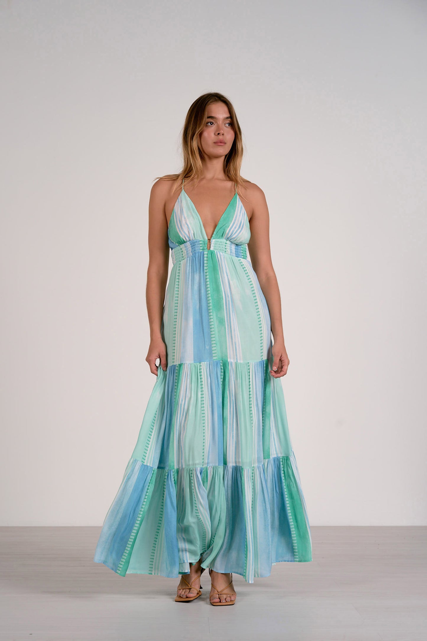 Blue Strovia Maxi Dress