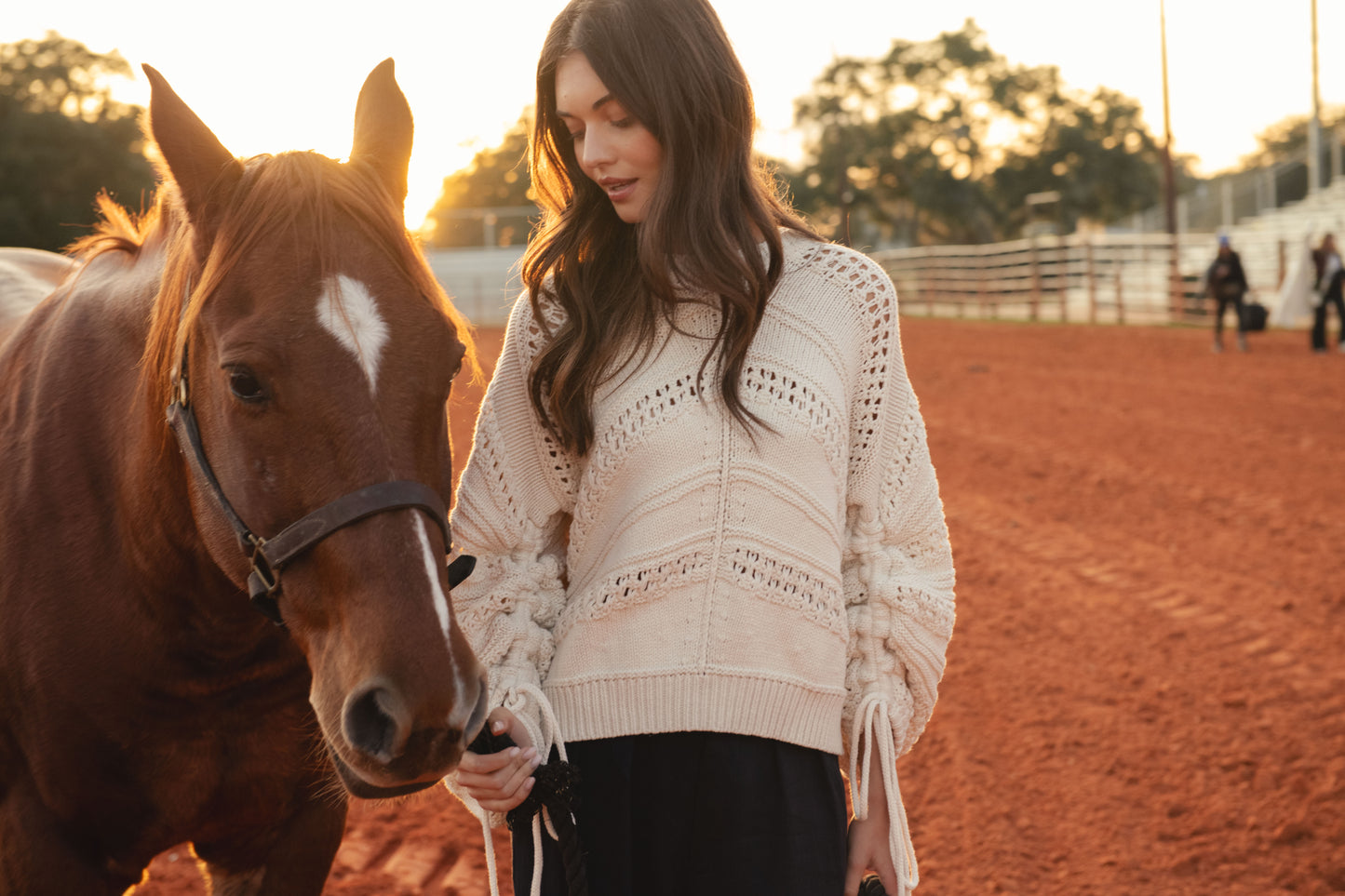 Haven Open Knit Sweater