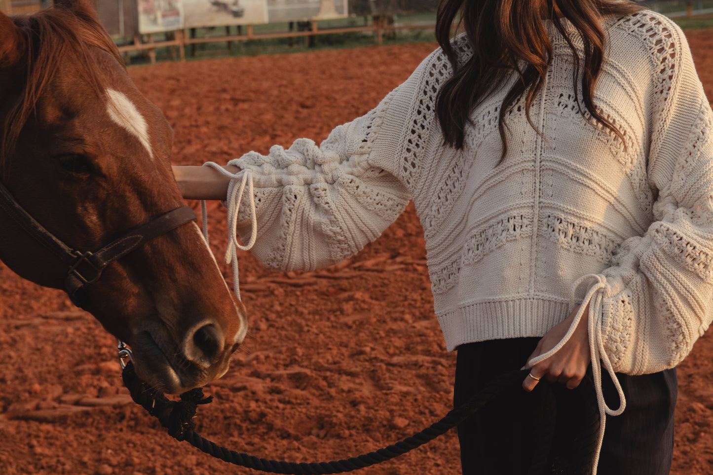 Haven Open Knit Sweater