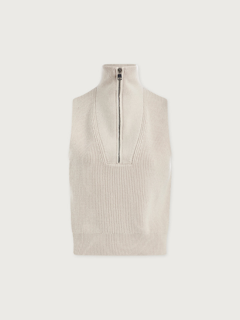 Amina Half-Zip Knit