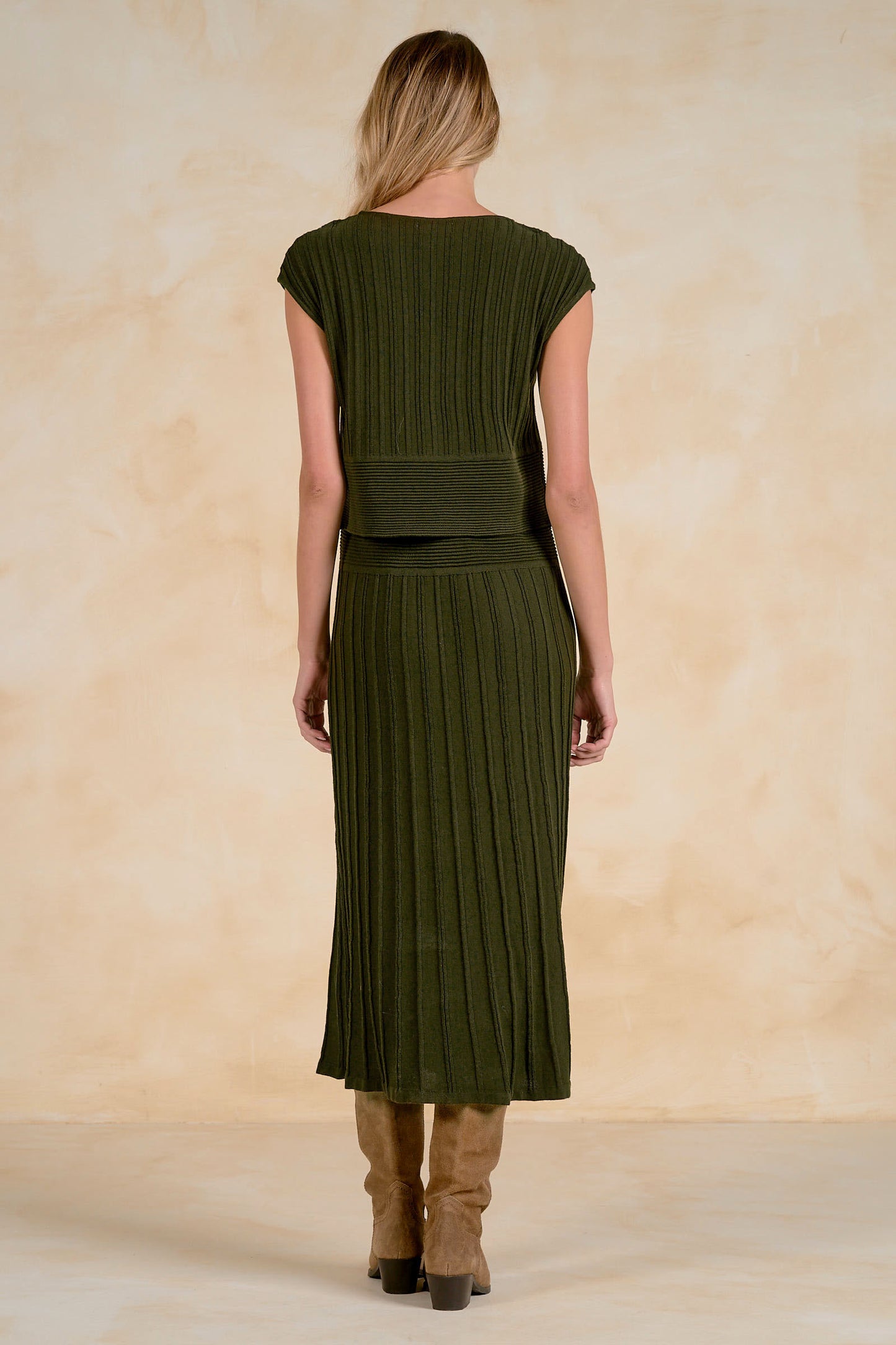 Cap Sleeve Midi Dress