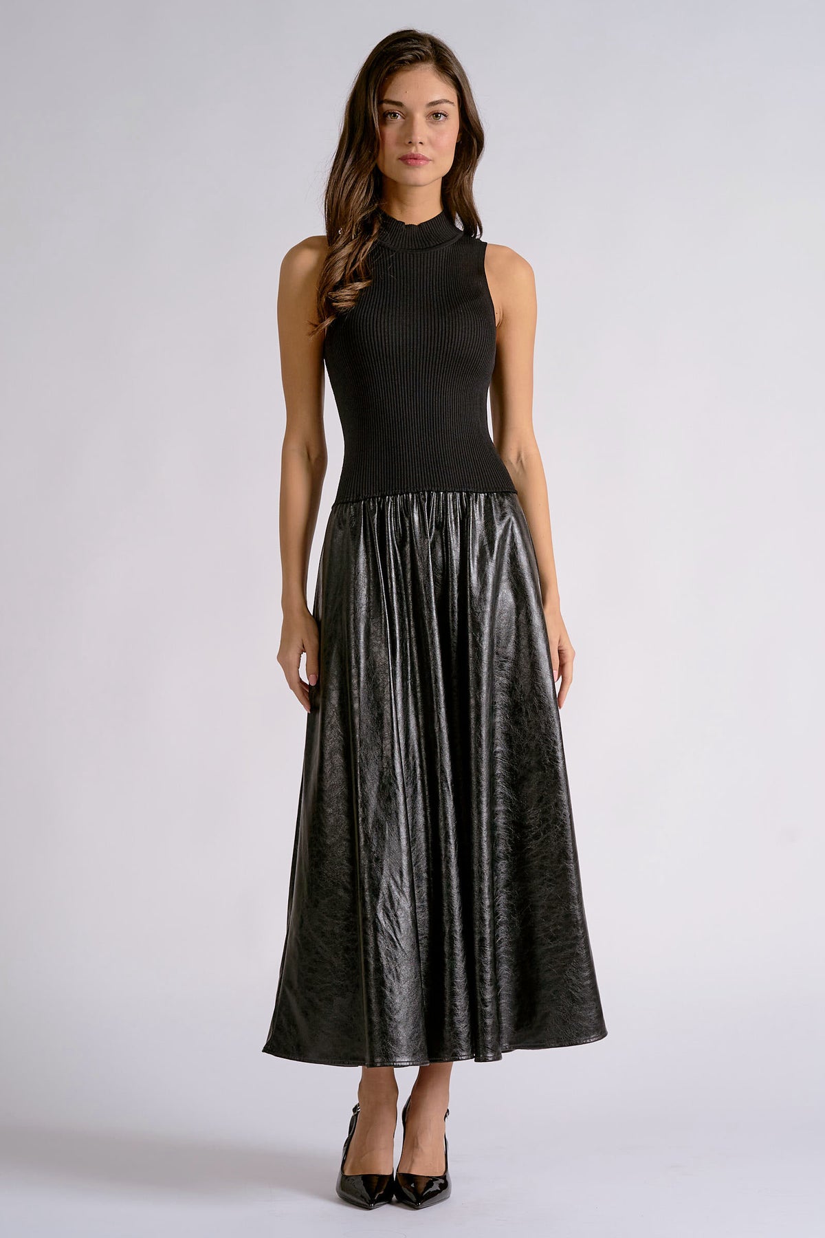Frankie Contrast Midi Dress