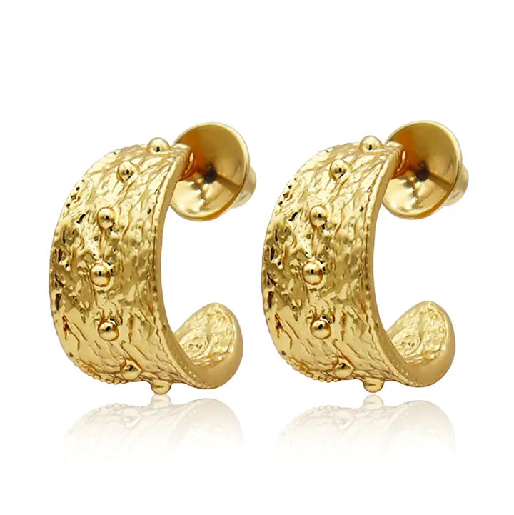 Mini Dots Hoop Earrings