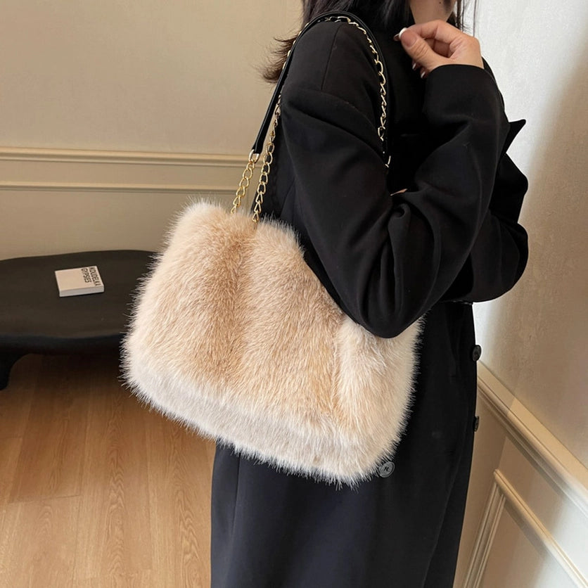 Winter Lux Faux Fur Bag