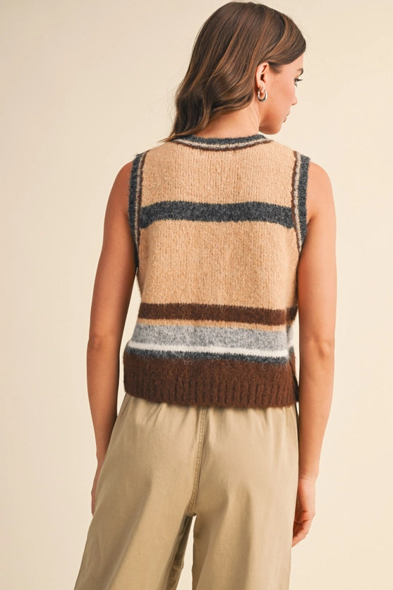 Toffee Twist Vest