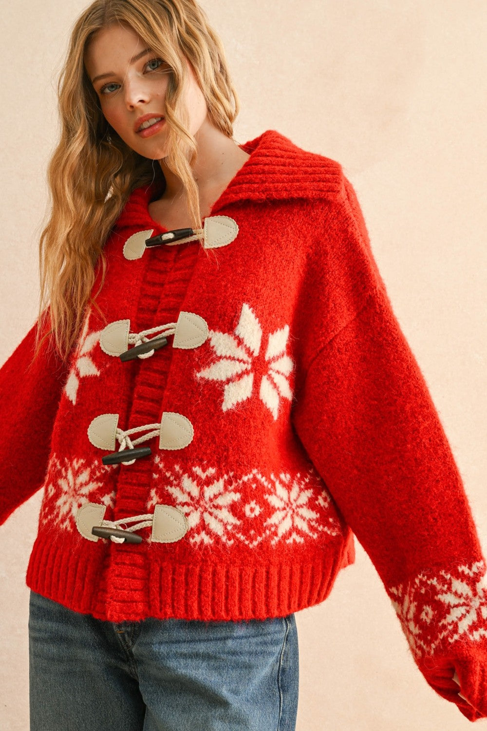 Snowflake Buckle Sweater