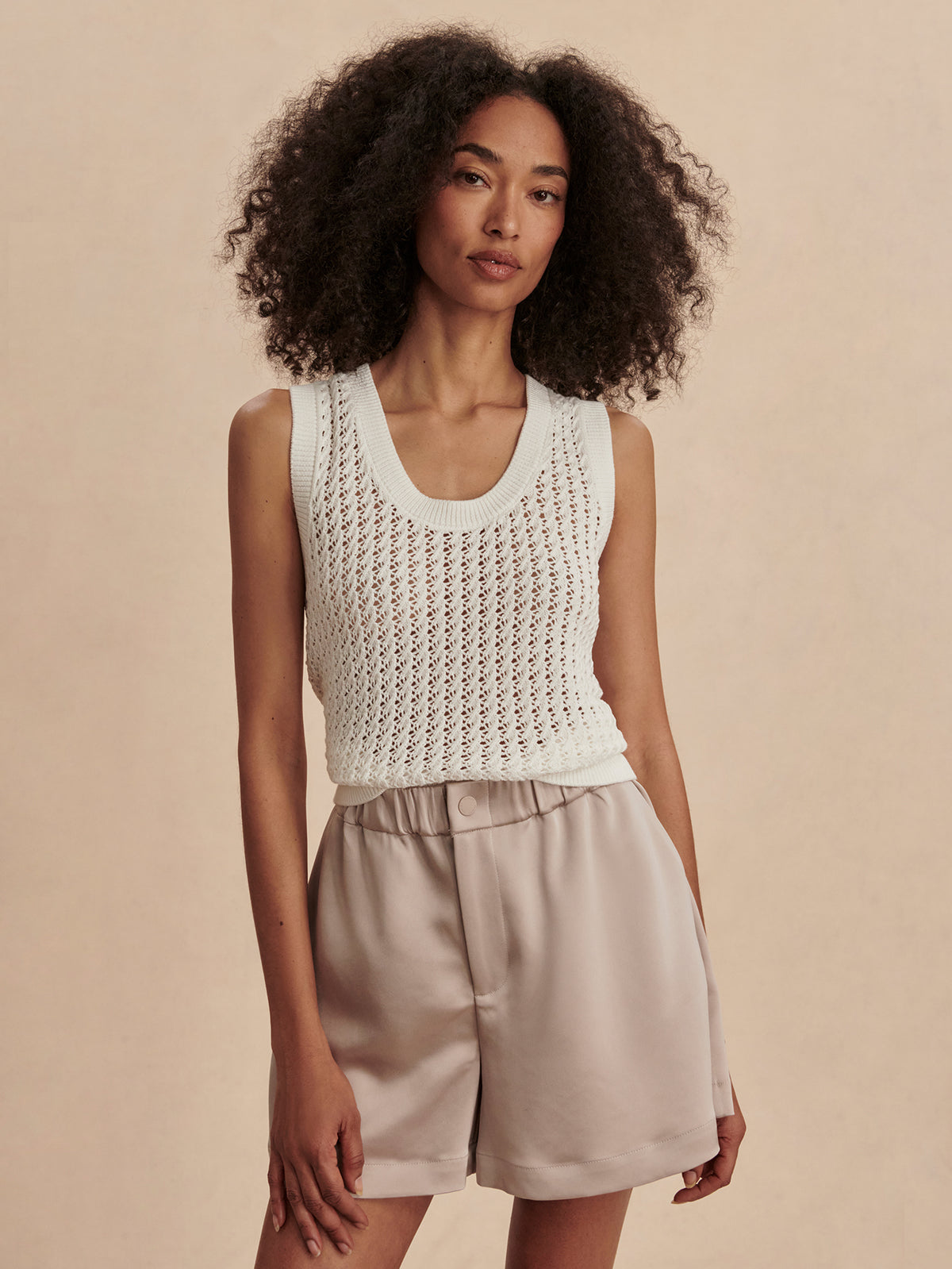 Ferns Open Knit Tank