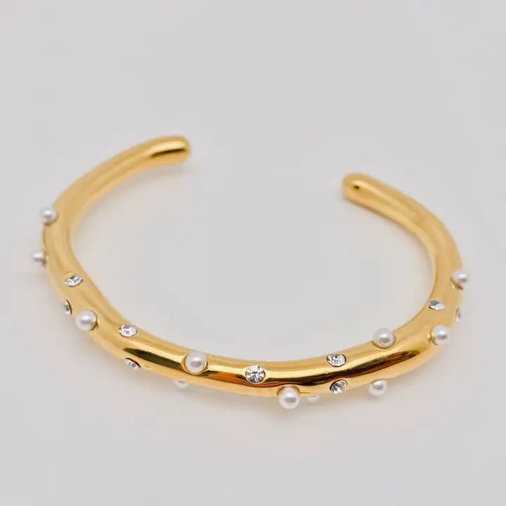 Pearl Drop Bangle