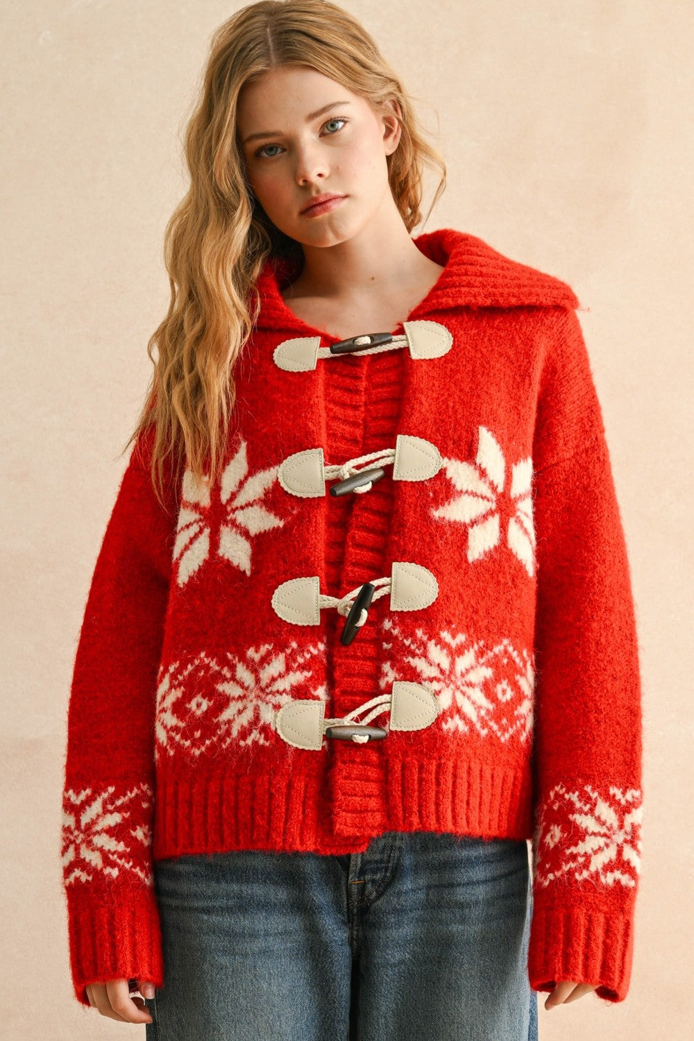 Snowflake Buckle Sweater