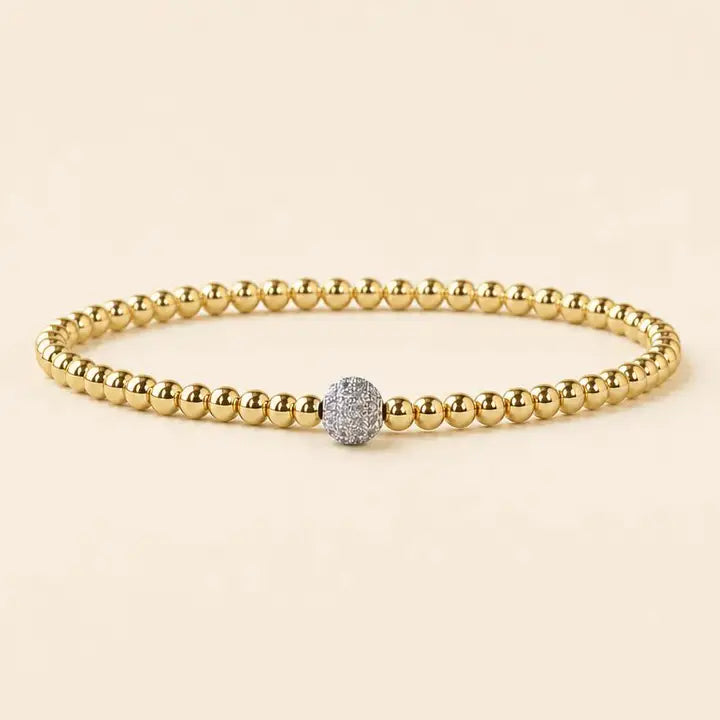 Uno Mixed Metal Bracelet
