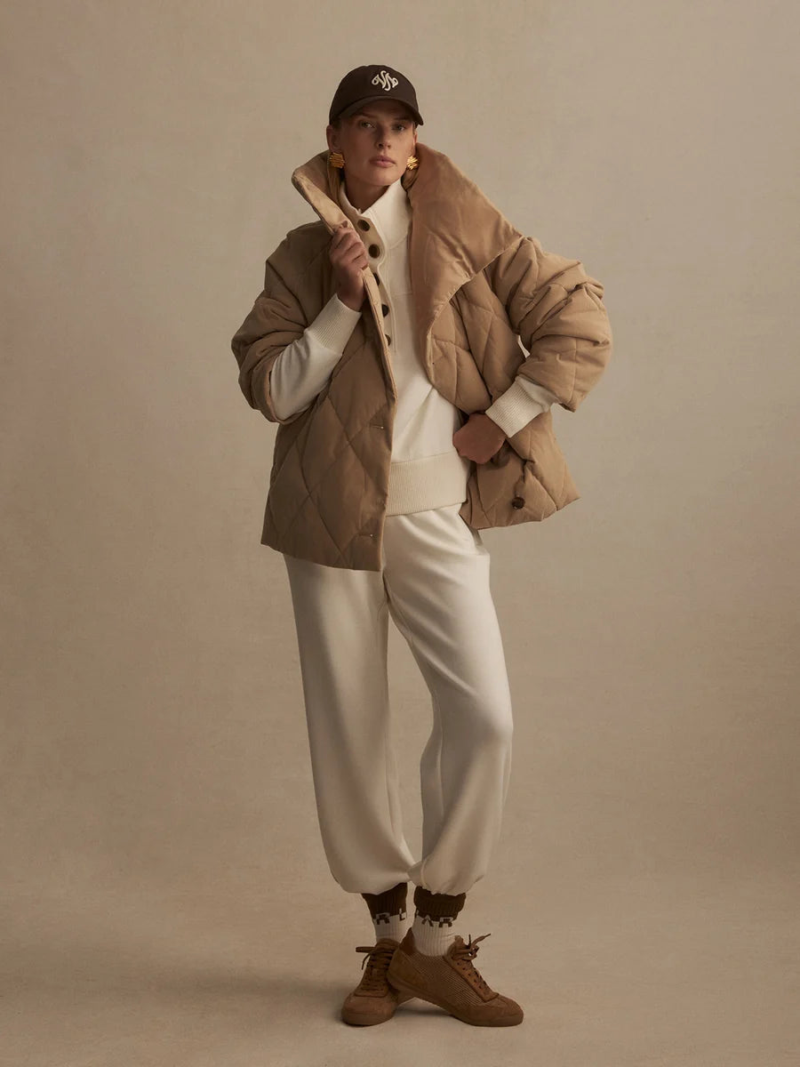 Evren Short Quilted Coat